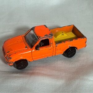 Motor max 1/64 Ford Ranger Orange Diecast Model 6052